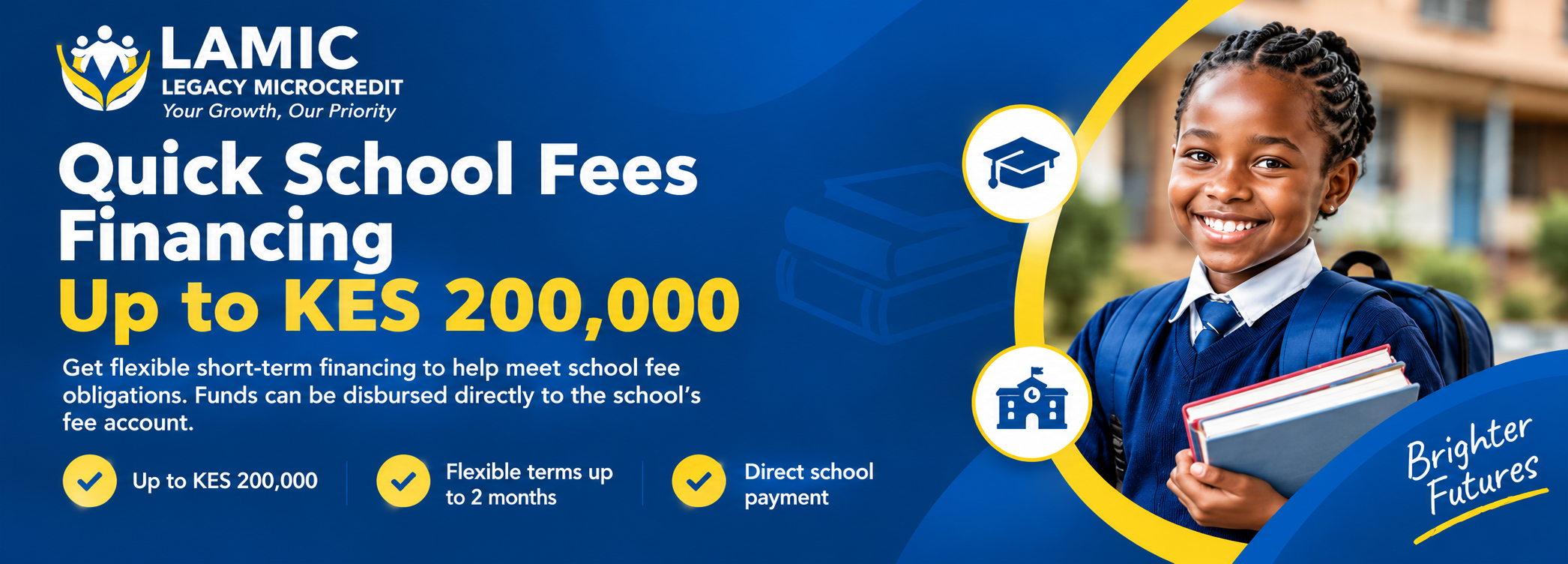 Quick School Fees Financing Up to KES 200,000